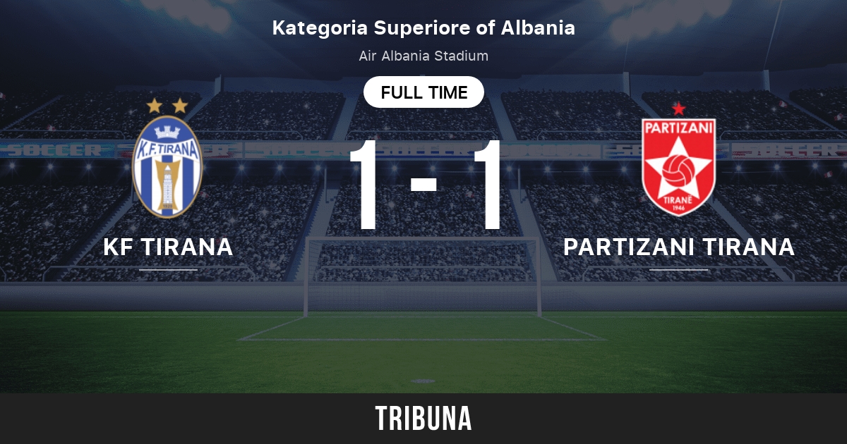 FK Partizani Tirana x KF Bylis Ballsh » Placar ao vivo, Palpites,  Estatísticas + Odds