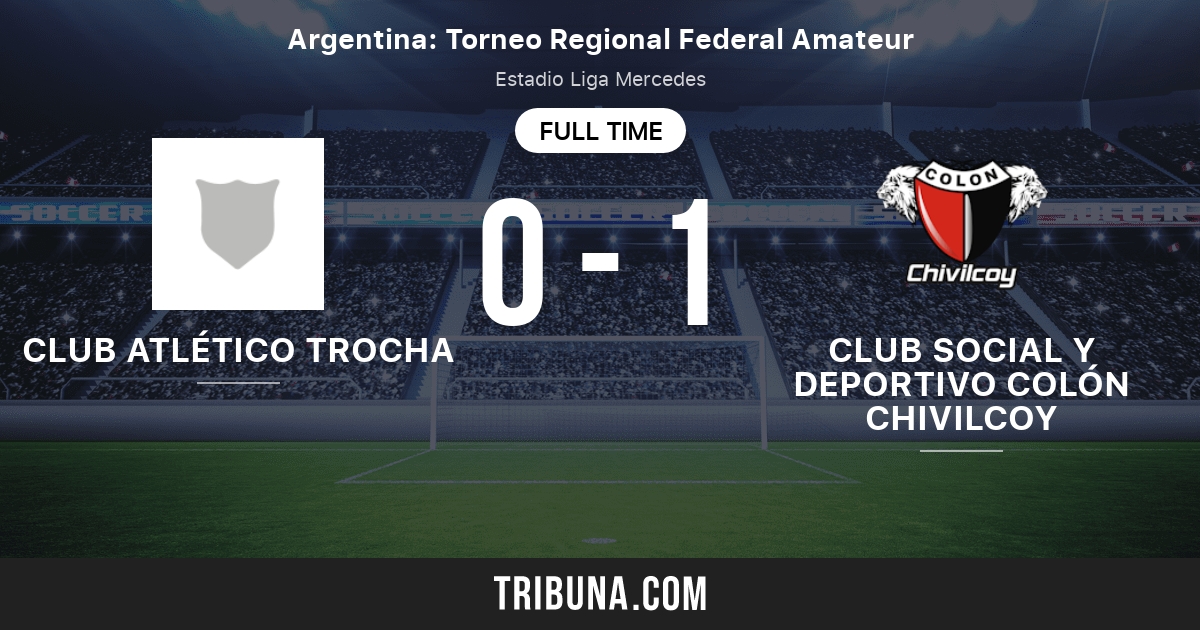 Club Atlético Trocha vs Colón Chivilcoy: Live Score, Stream and