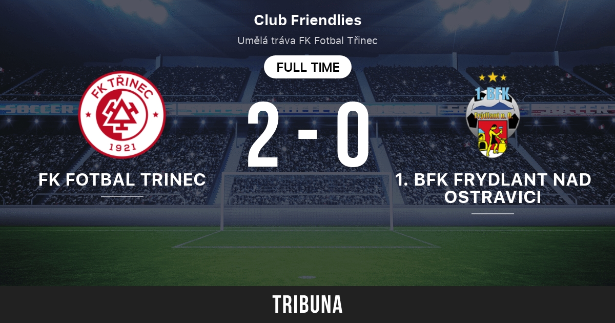 SFC Opava vs FK Fotbal Trinec: Live Score, Stream and H2H results  2/18/2023. Preview match SFC Opava vs FK Fotbal Trinec, team, start time.  Tribuna.com