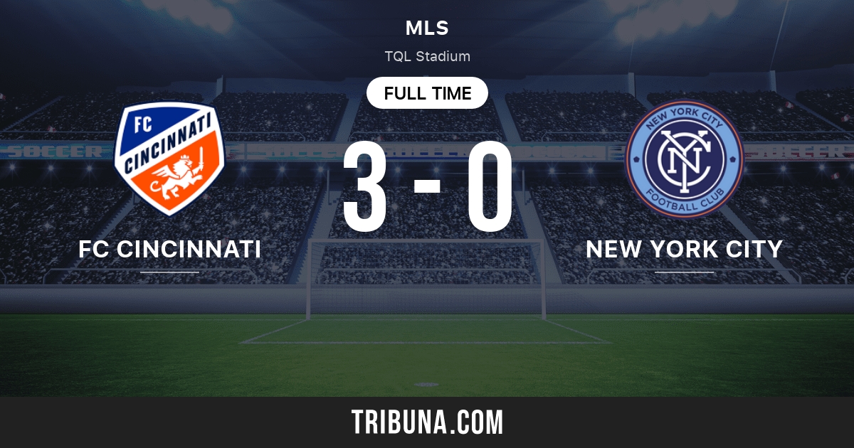 FC Cincinnati vs New York City FC estadísticas del enfrentamiento