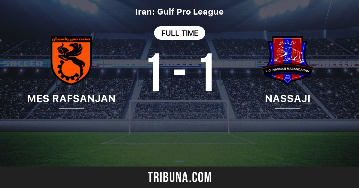 Nassaji Mazandaran FC vs Sepahan - live score, predicted lineups