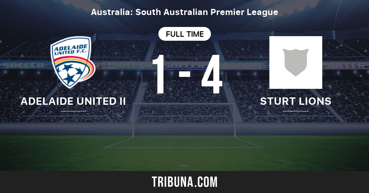 Adelaide United Under Under 21 vs Sturt Lions Marcador en vivo