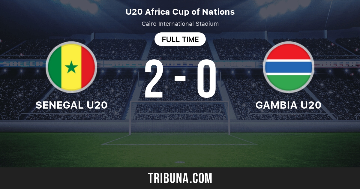 Senegal U20 vs Gambia U20 Standings in U20 Africa Cup of Nations 3