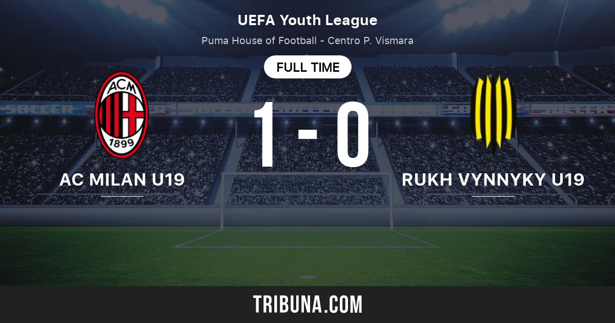 AC Milan U19 vs Rukh Vynnyky U19: Live Score, Stream and H2H results  2/28/2023. Preview match AC Milan U19 vs Rukh Vynnyky U19, team, start  time. Tribuna.com