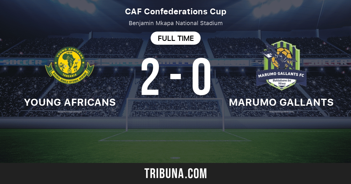 YOUNG AFRICANS SC vs Marumo Gallants Standings in CAF Confederations
