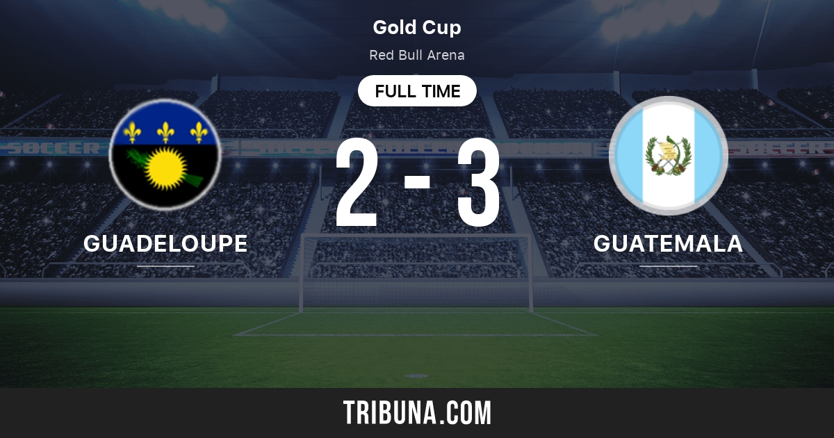 Guadeloupe vs Guatemala Classement en Gold Cup 7/4/2023