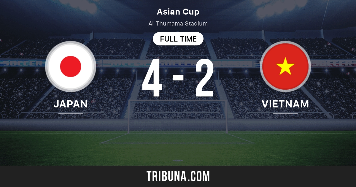 Japan vs Vietnam Live Score, Stream and H2H results 1/14/2024. Preview