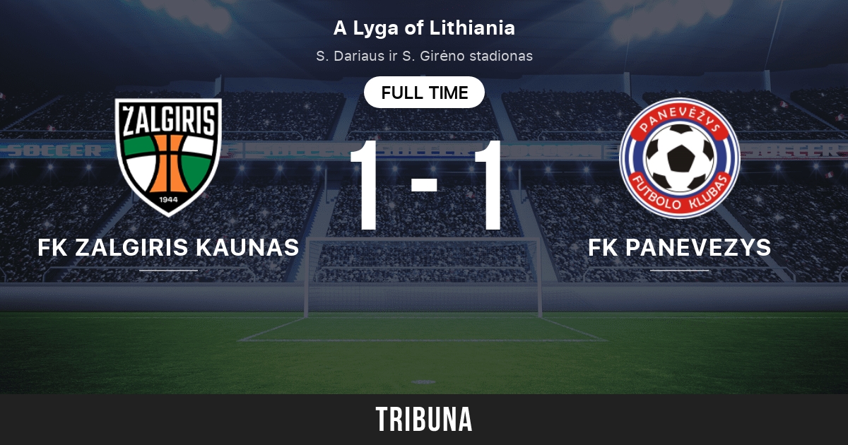 FK Zalgiris Kaunas News, Fixtures & Results, Table 2023, Squad, Coach