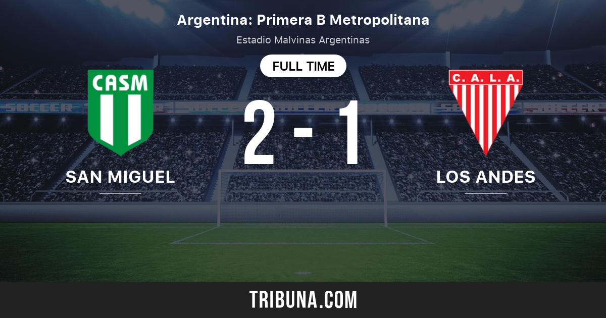 Talleres (RdE) 1-1 San Miguel, Primera División B