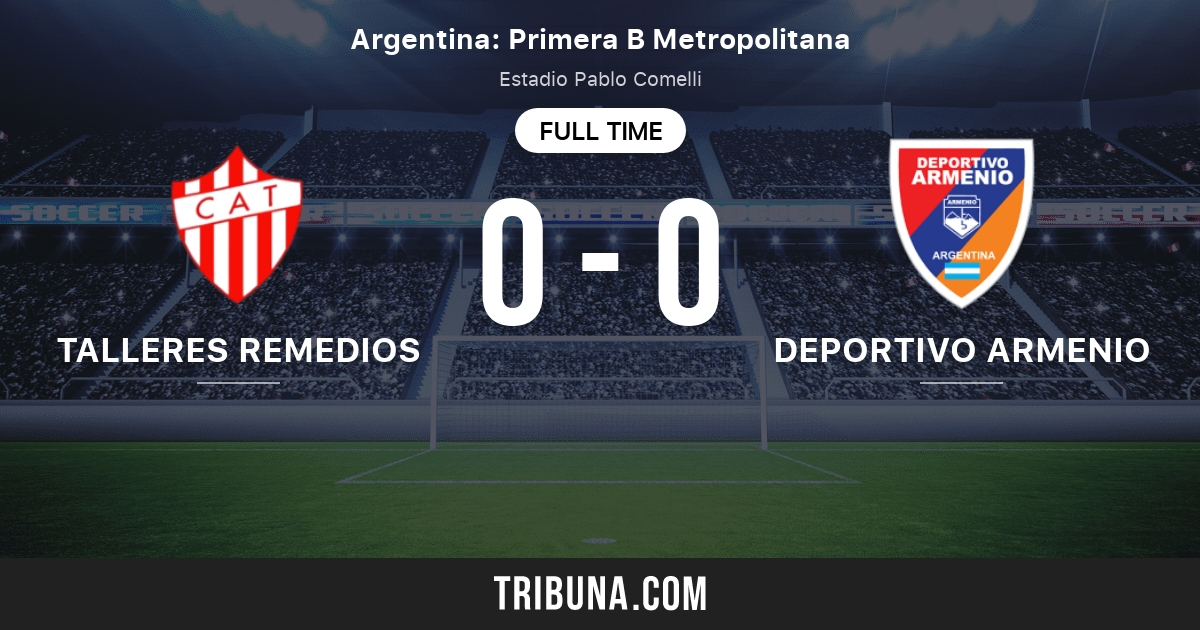 ▶️ Talleres de Remedios vs Deportivo Armenio - en vivo ver