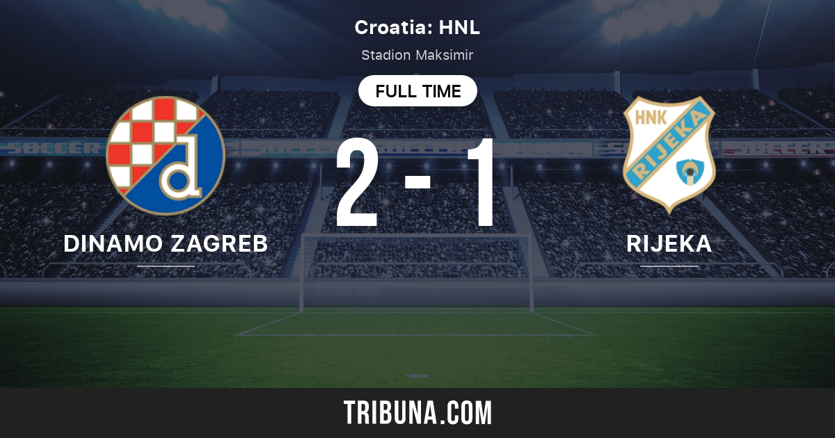 Prva HNL] HNK Rijeka scored 3 own goals in a 1-5 loss against Dinamo Zagreb  : r/soccer