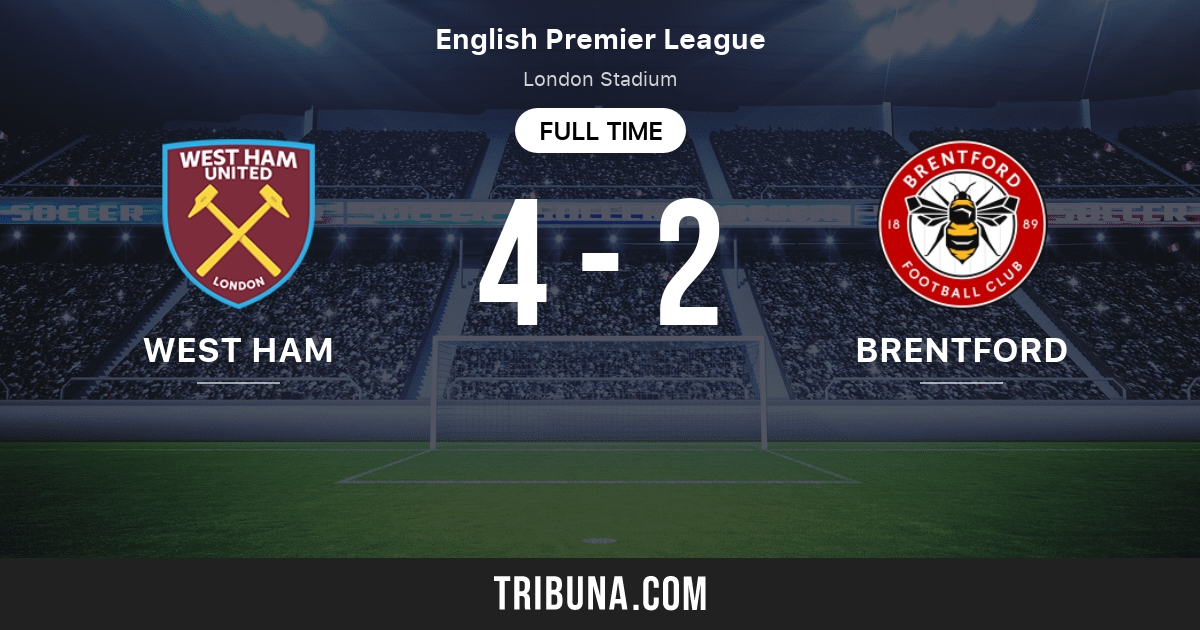 West Ham vs Brentford estadísticas del enfrentamiento directo 2/26