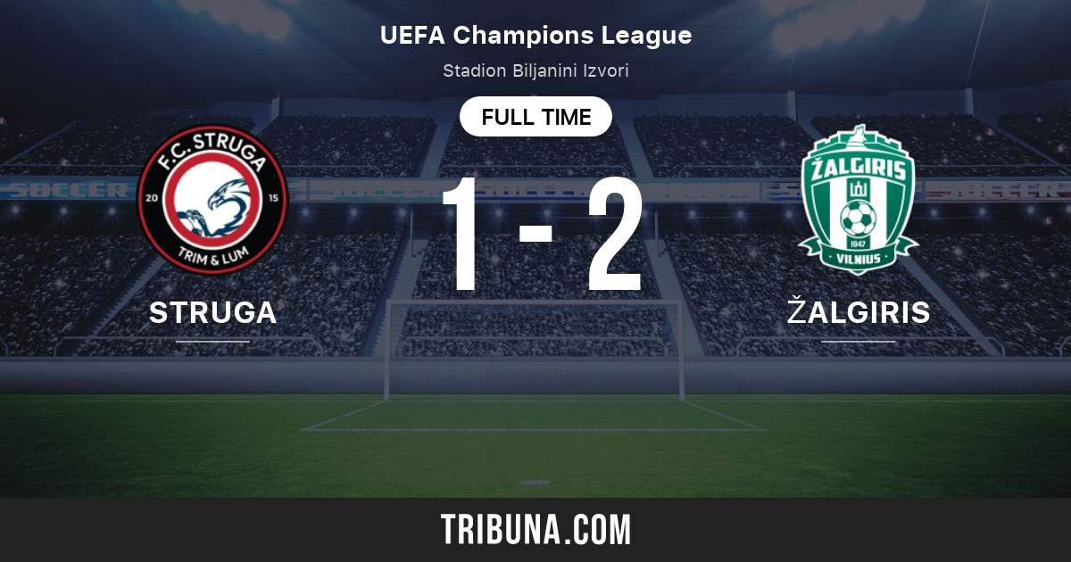 FC Struga Trim Lum vs VMFD Zalgiris Live Score, Stream and H2H results