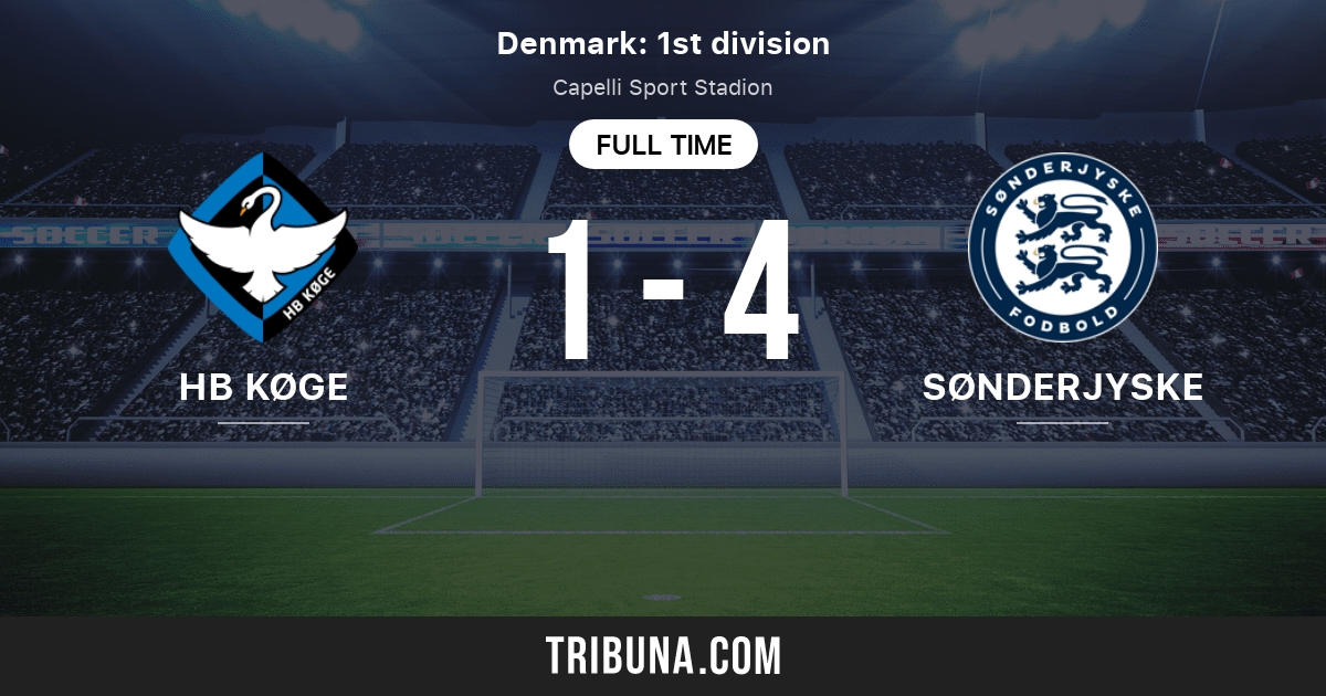 HB Koege vs SonderjyskE Score en direct, Stream et résultats H2H 11/10