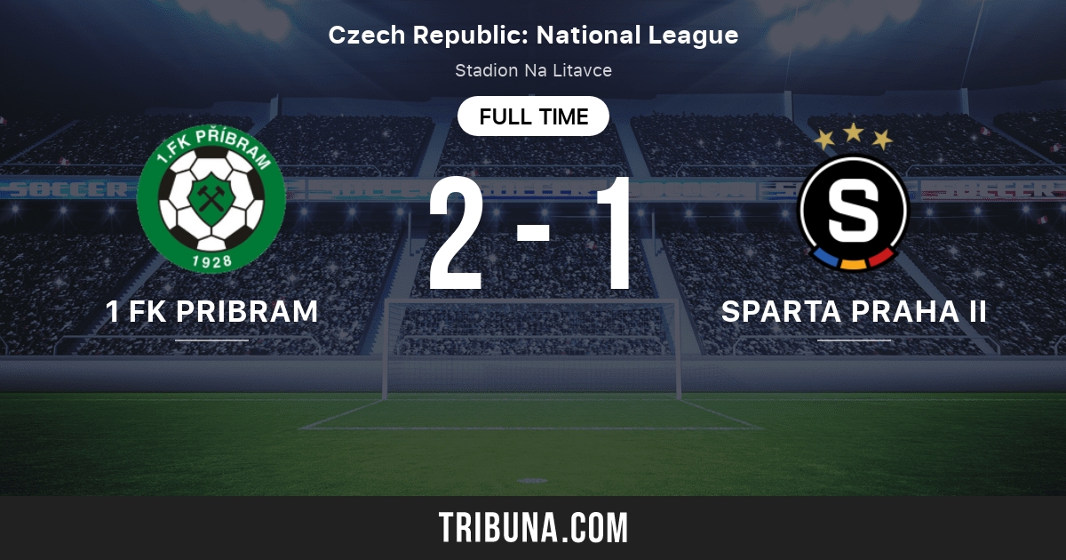 Sparta Praha B vs Slavia Praha U21 live score, H2H and lineups