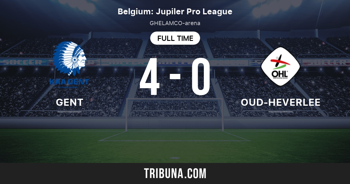 Gent vs OudHeverlee Live Score, Stream and H2H results 12/21/2023