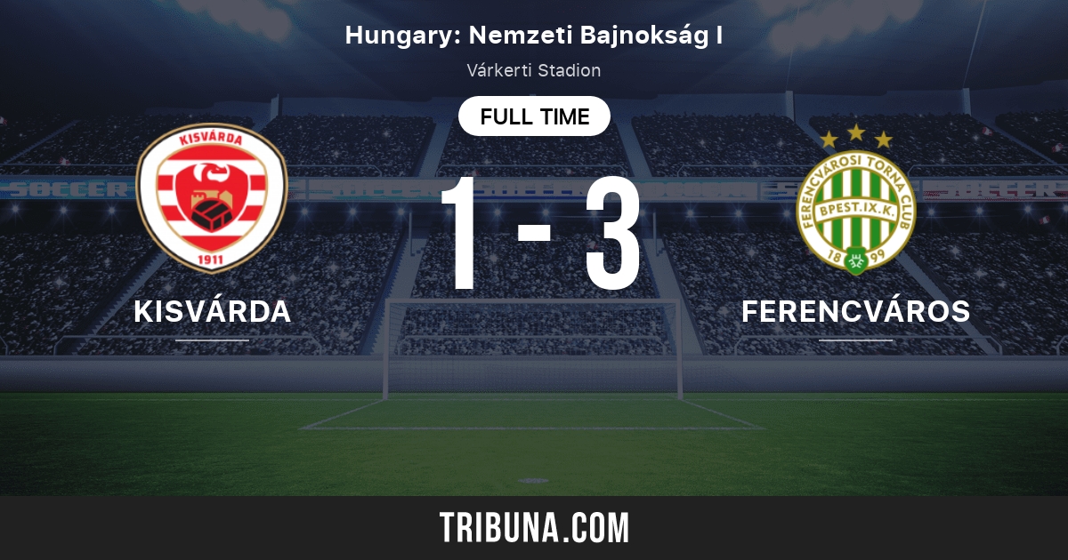 Ferencváros TC vs Spartak Myjava live score, H2H and lineups