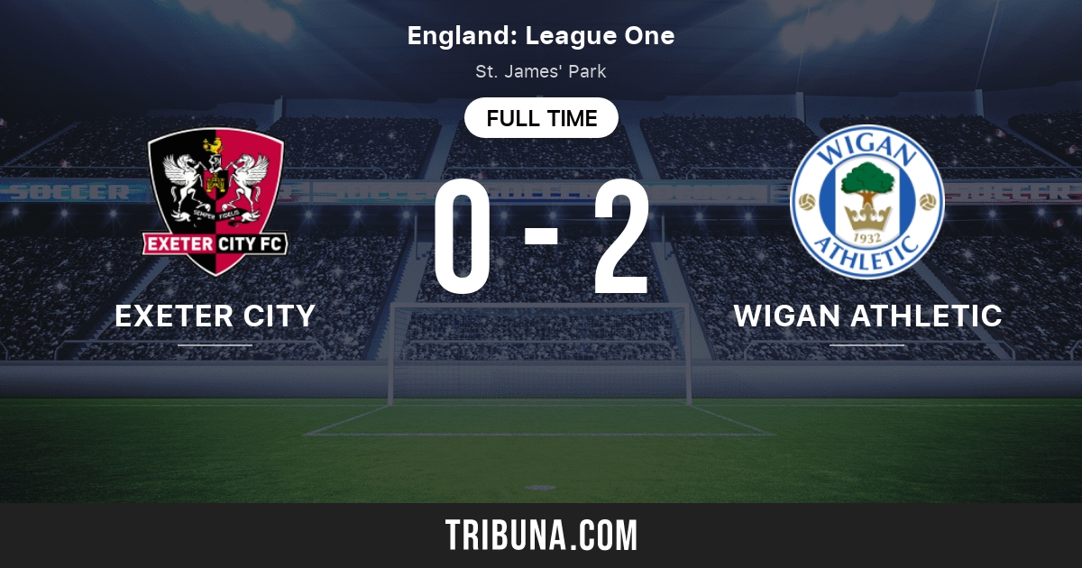 Exeter City vs Wigan Athletic Live Score, Stream and H2H results 10/21