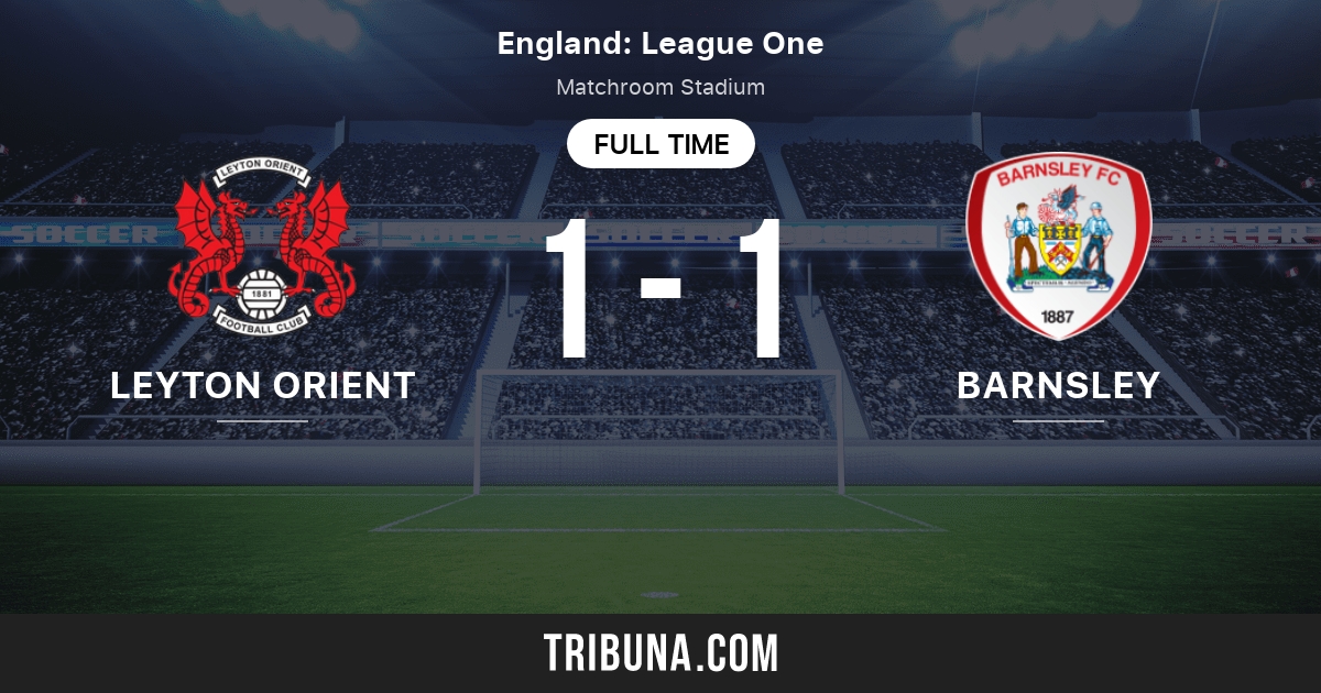 Leyton Orient vs Barnsley Live Score, Stream and H2H results 10/21