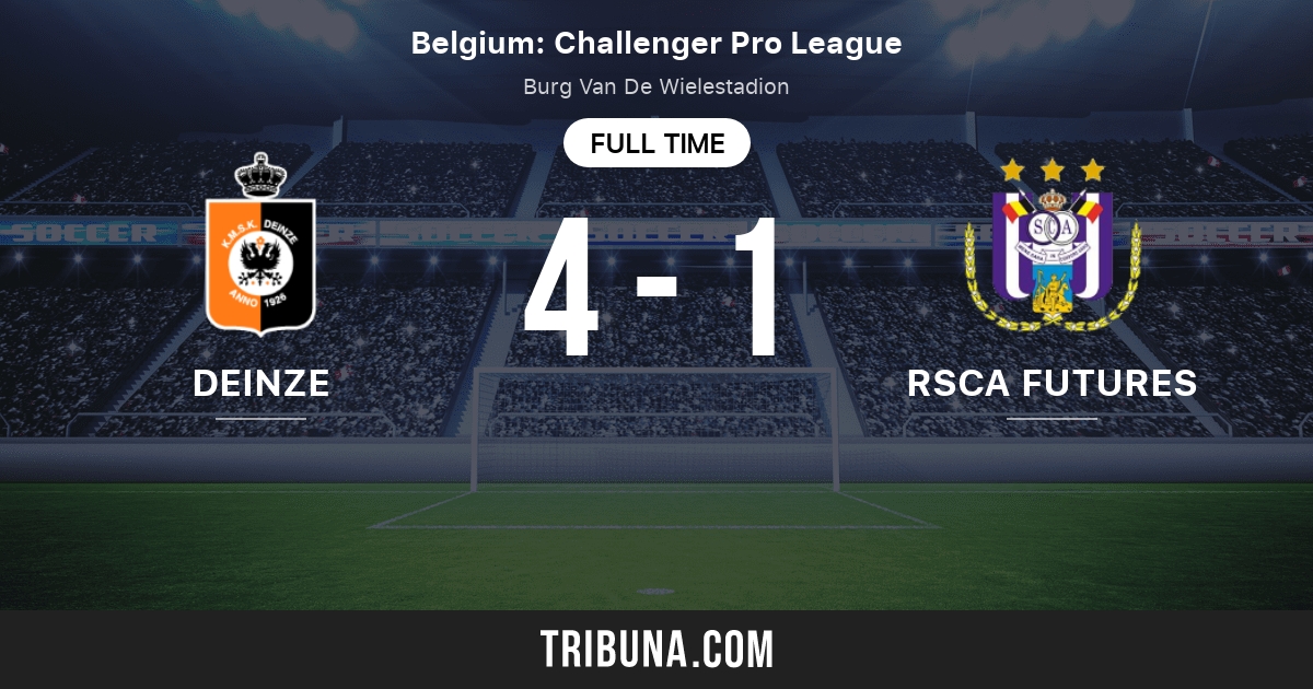 BELGIUM SOCCER CPL D22 KMSK DEINZE VS RSCA FUTURES