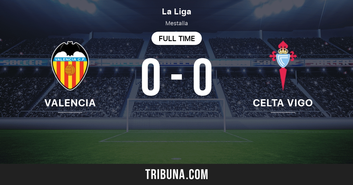 Valencia vs Celta de Vigo Live Score, Stream and H2H results 11/26