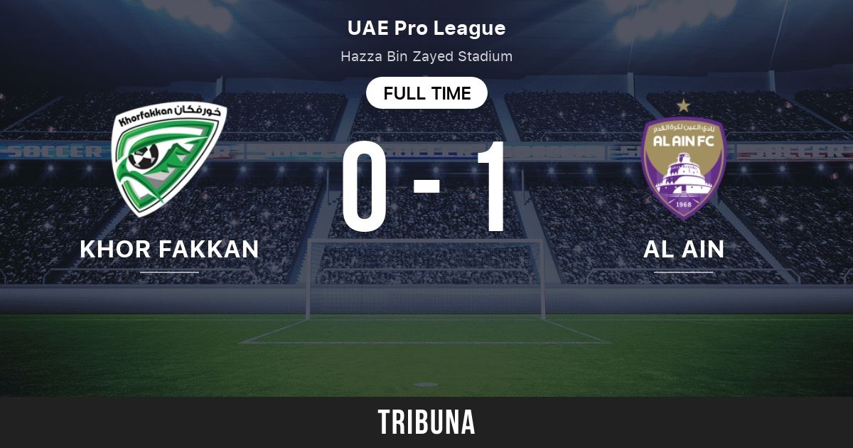 AL Khaleej Khor Fakkan vs Al Ain FC: Live Score, Stream and H2H results  5/3/2024. Preview match AL Khaleej Khor Fakkan vs Al Ain FC, team, start  time. Tribuna.com