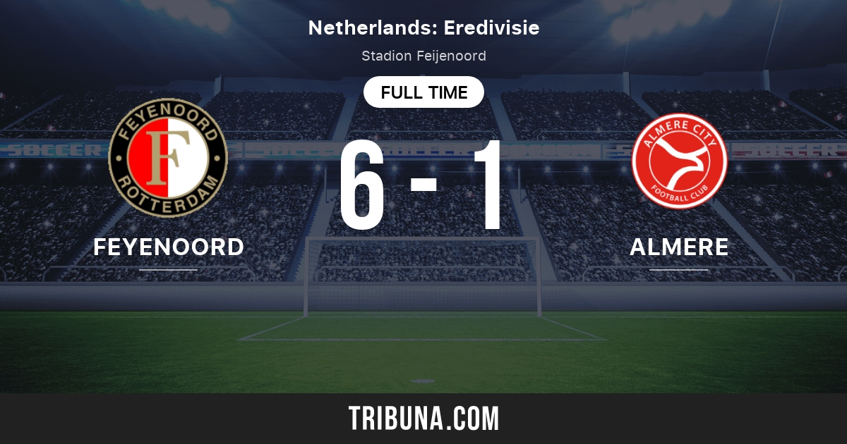 Feyenoord Rotterdam vs Almere City FC