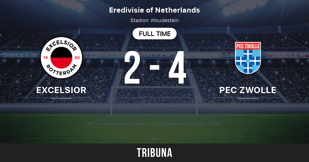 Excelsior vs PEC Zwolle: Live Score, Stream and H2H results 10/22/2023.  Preview match Excelsior vs PEC Zwolle, team, start time. Tribuna.com