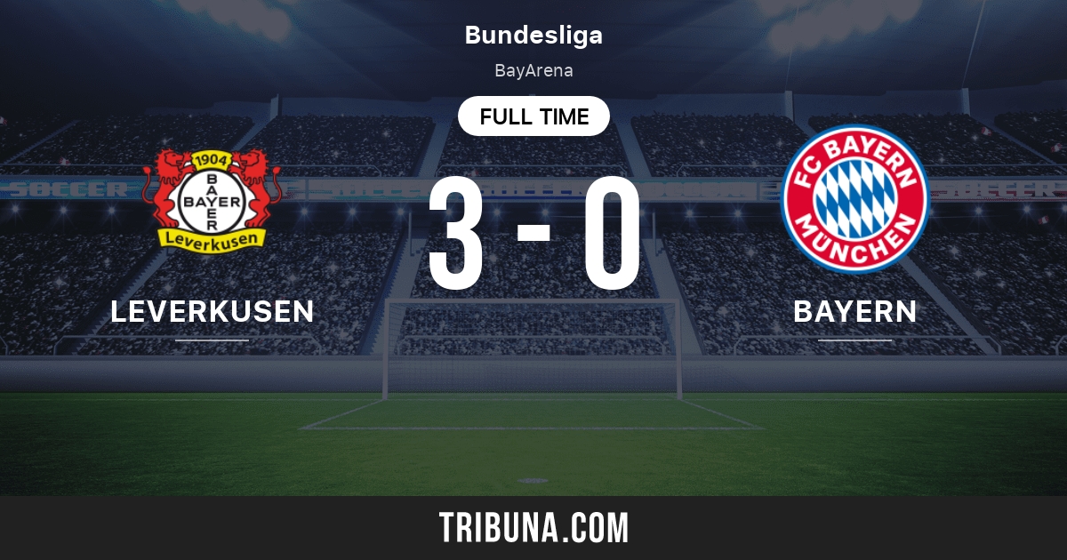 Leverkusen vs Bayern Live Score, Stream and H2H results 2/10/2024