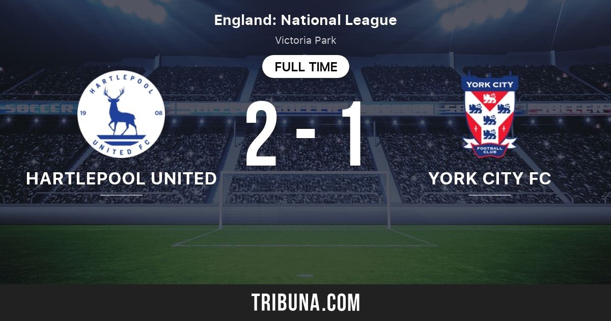 York City vs Hartlepool United H2H stats - SoccerPunter