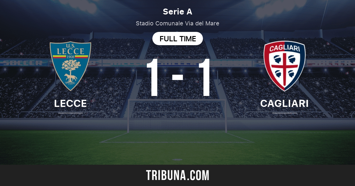 Lecce vs Cagliari Live Score, Stream and H2H results 1/6/2024. Preview