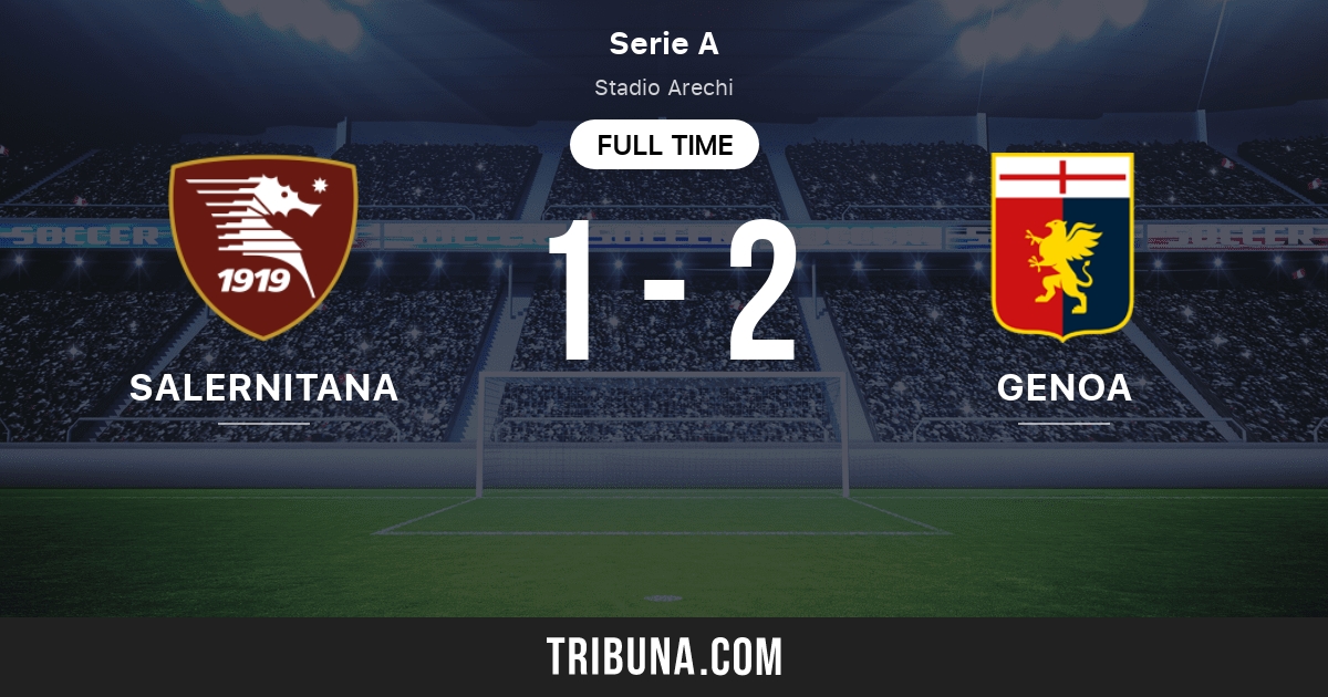 FC Genoa Cricket 1-0 U.S. Unione Sportiva Salernitana 1919 Calcio