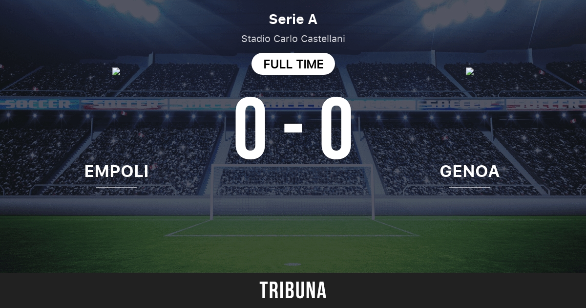 Empoli vs Genoa ONLINE. Partido de la Serie A 2021