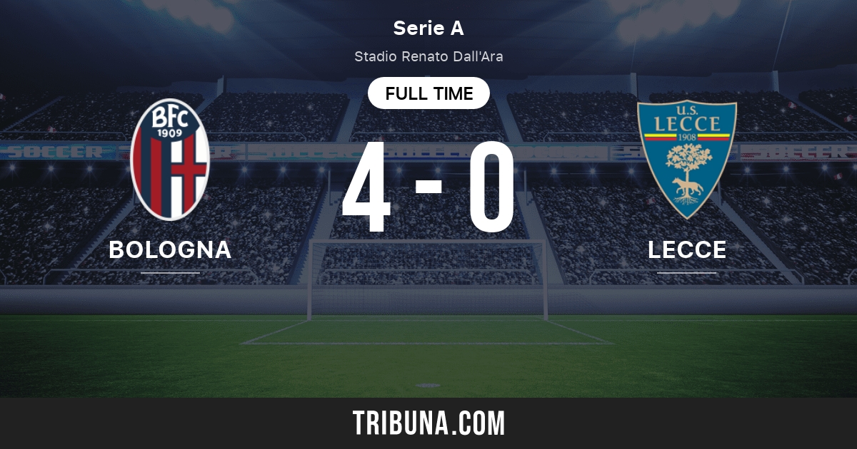 Bologna vs Lecce Marcador en vivo, Retransmisión y enfrentamientos