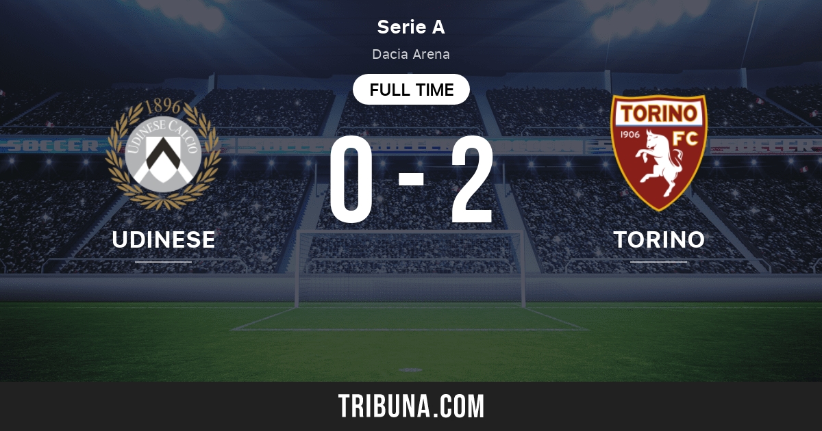 Udinese vs Torino estadísticas del enfrentamiento directo 3/16/2024