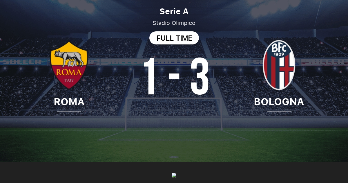 Roma vs Bologne: Score en direct, Stream et résultats H2H 4/21/2024