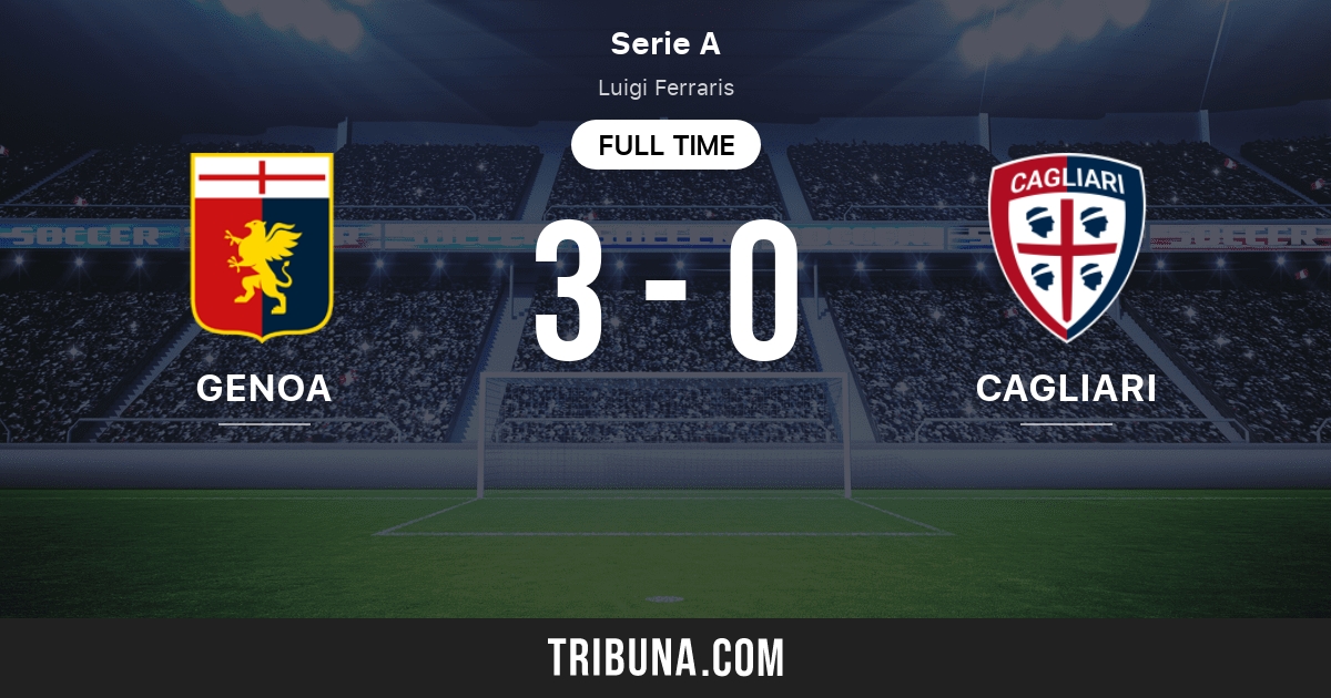 Cagliari 2-1 Genoa :: Serie A 2023/2024 :: Ficha do Jogo