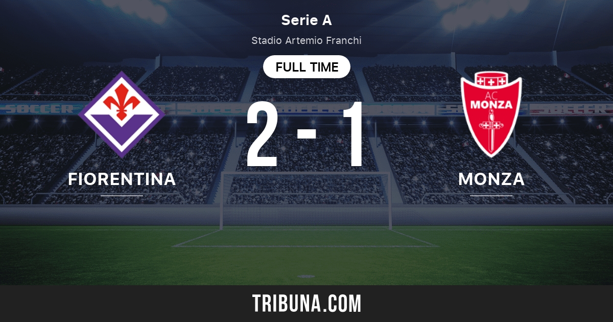 Fiorentina vs Monza Marcador en vivo, Retransmisión y enfrentamientos
