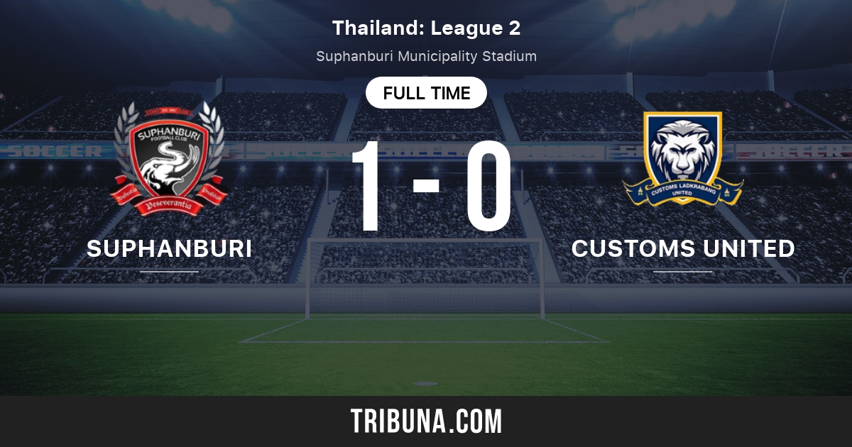 Suphan Buri FC vs MOF Customs United FC estadísticas del