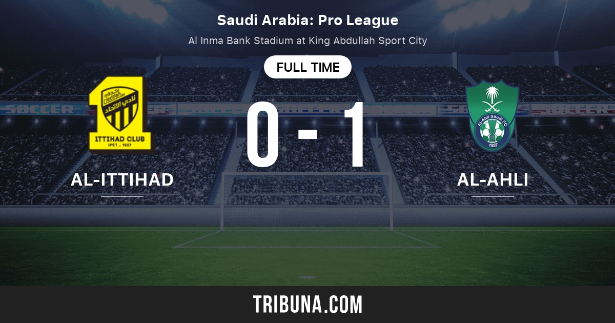 AlIttihad Jeddah vs Al Ahli KSA Classement en Ligue pro Arabie