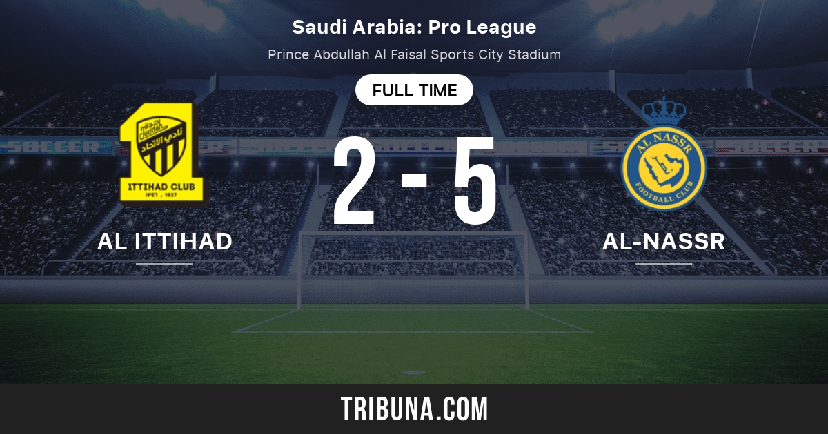 AlIttihad Jeddah vs AlNassr Standings in Saudi Prof. League 12/26/2023