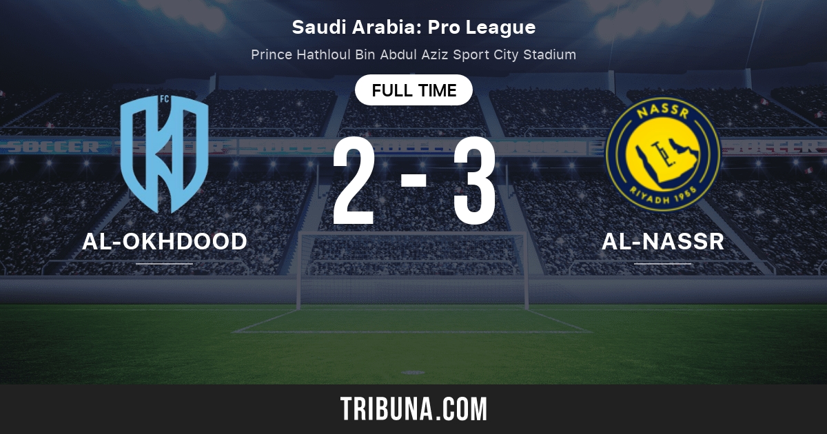 Al Akhdoud vs Al Nassr Live