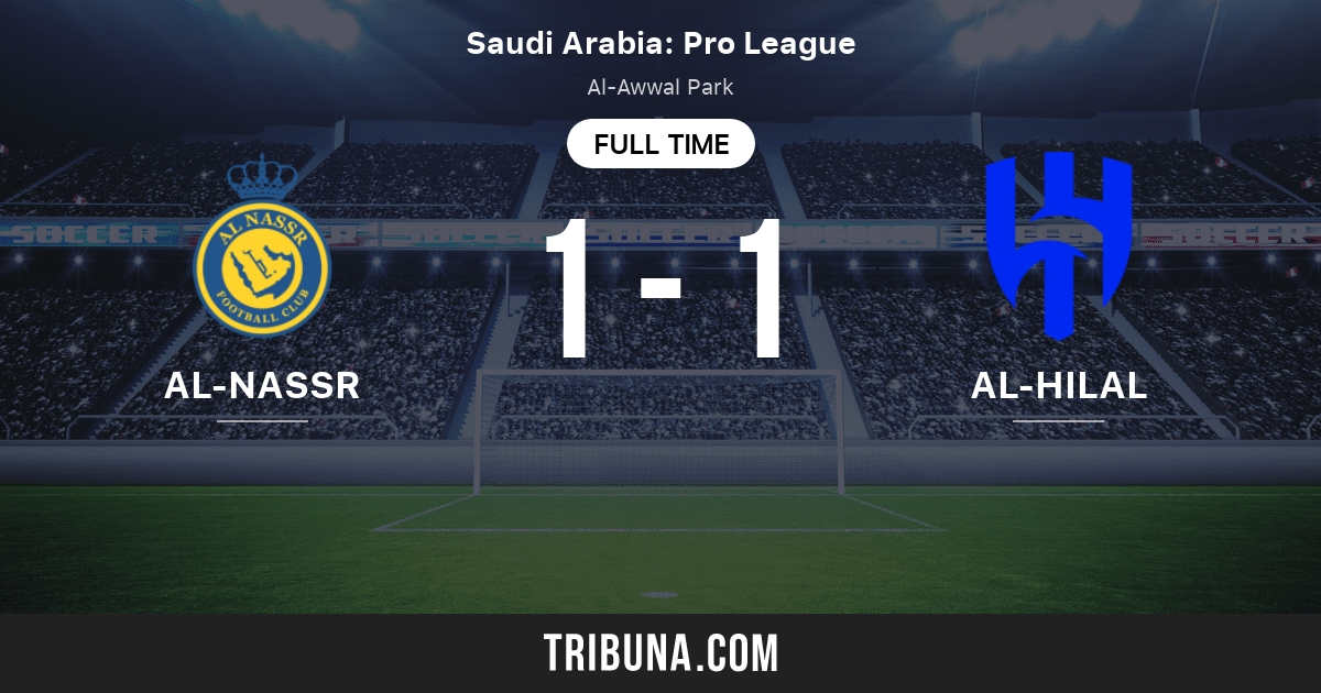 AlNassr vs AlHilal Live Score, Stream and H2H results 5/16/2024