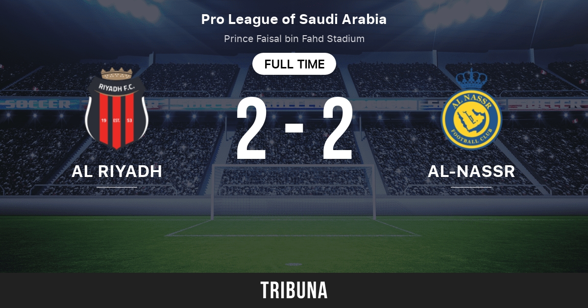 Al Riyadh vs Al Nassr Standings in Saudi Prof. League 5/23/2024