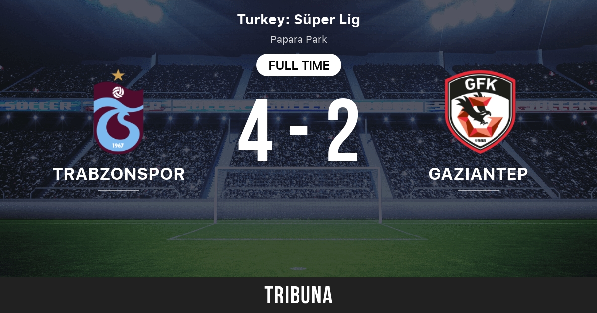 Trabzonspor Vs Gazisehir Gaziantep FK: Live Score, Stream And H2H ...