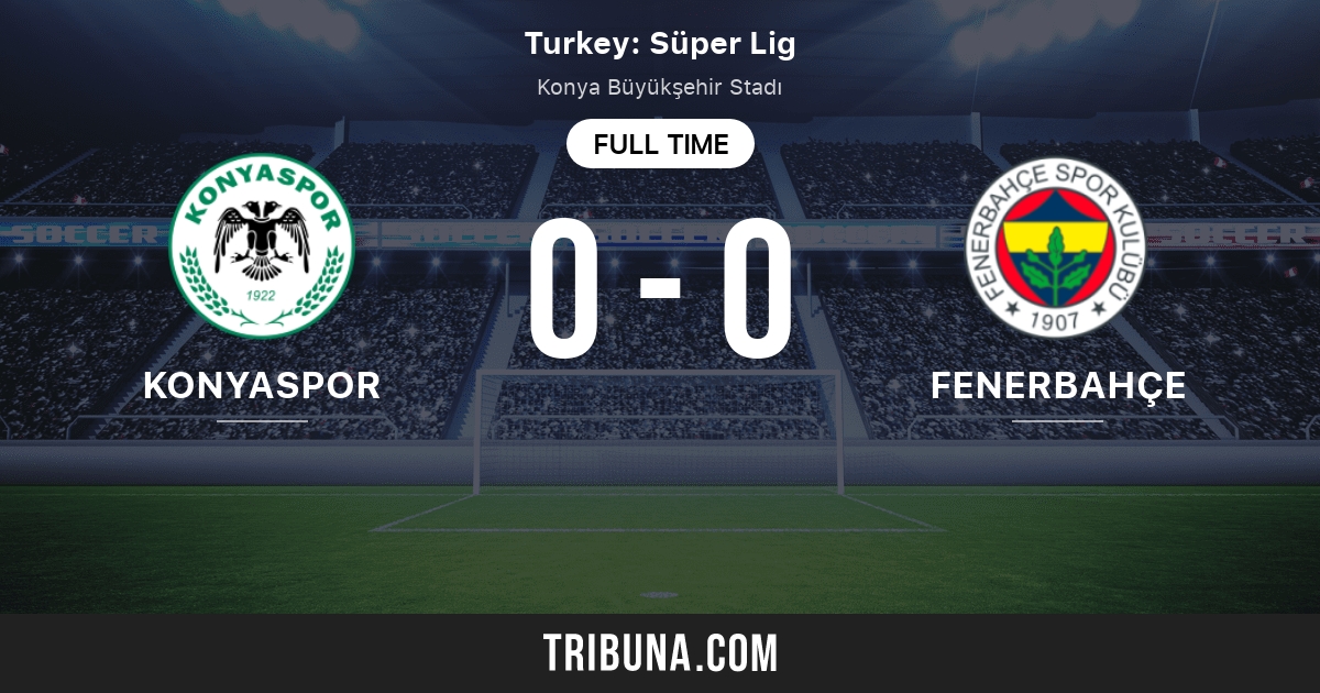 Konyaspor vs Fenerbahce Live Score, Stream and H2H results 5/6/2024