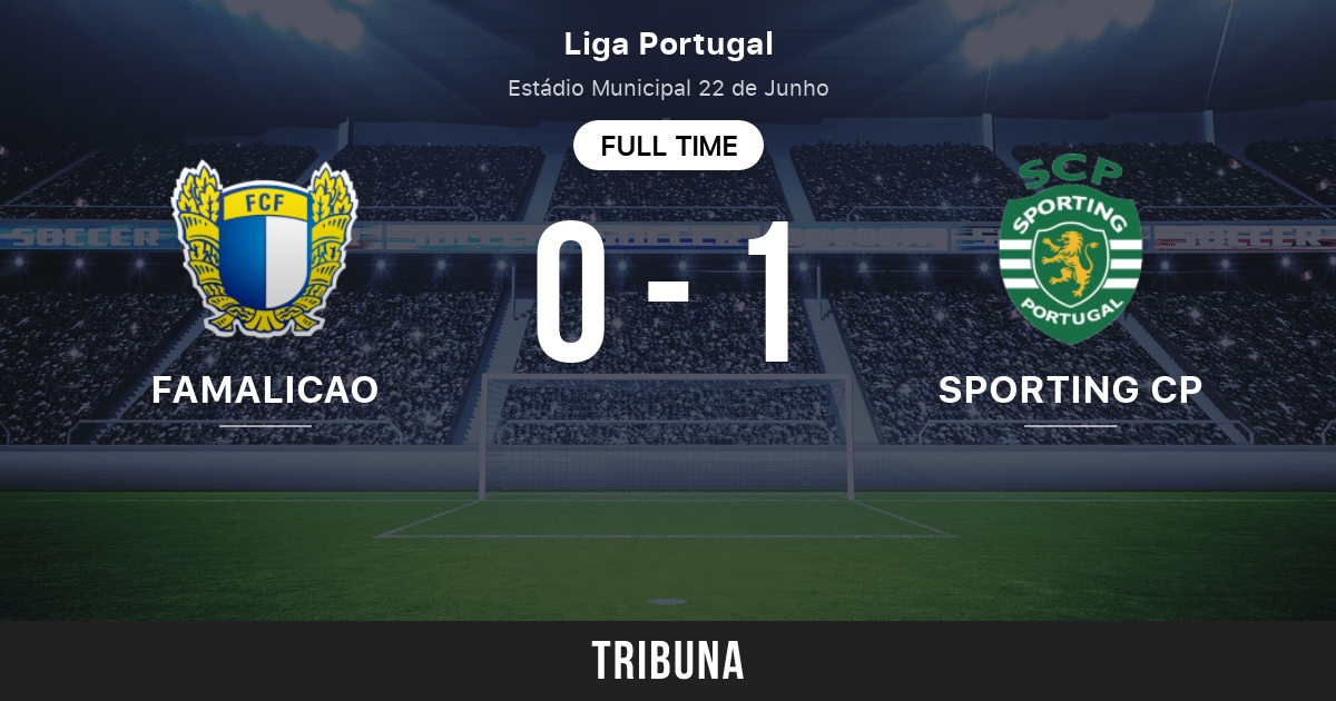 Sporting-Famalicão, 1-2 (resultado final)