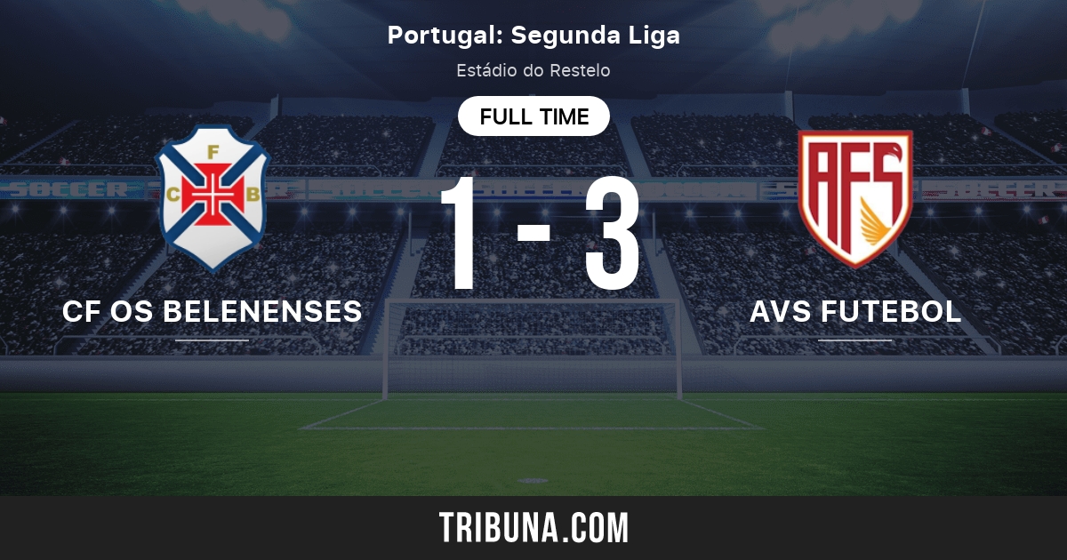 AVS vs Os Belenenses  ( 🔴𝗧𝗿𝗮𝗻𝘀𝗺𝗶𝘀𝘀õ𝗲𝘀 𝗮𝗼 𝘃𝗶𝘃𝗼