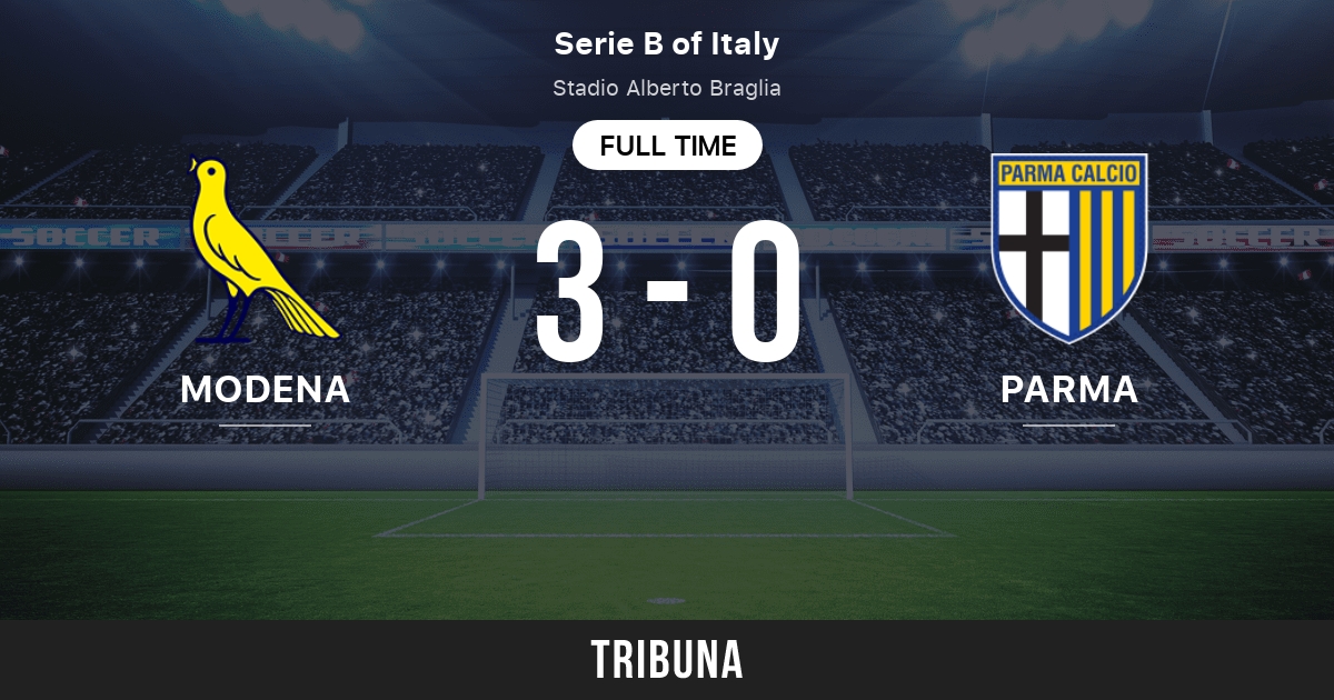 Parma vs Modena live score, H2H and lineups