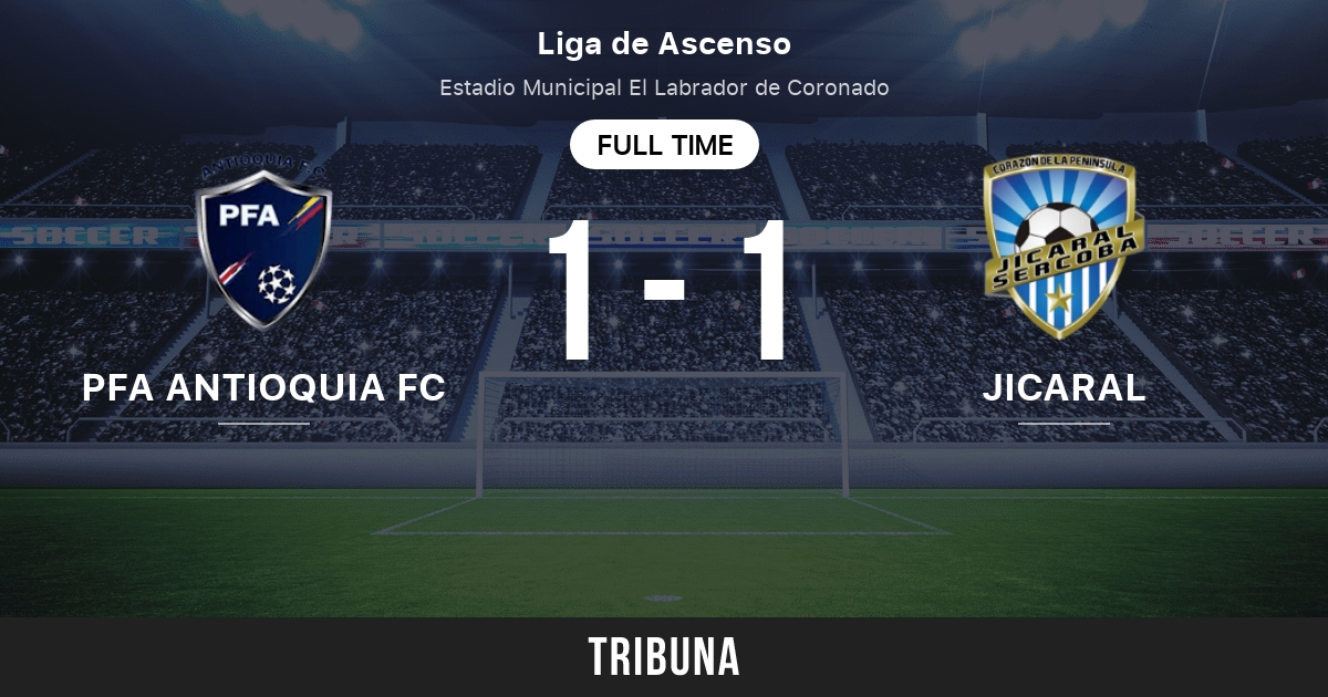 Antioquia vs Jicaral: Live Score, Stream and H2H results 8/5/2023. Preview  match Antioquia vs Jicaral, team, start time. Tribuna.com